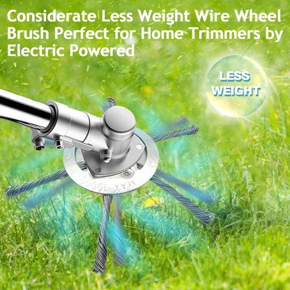 🔥 30% OFF | BUY 6 GET 3 FREE 👨‍🌾 6 Inch Steel Wire Brush Cutter Trimmer Head