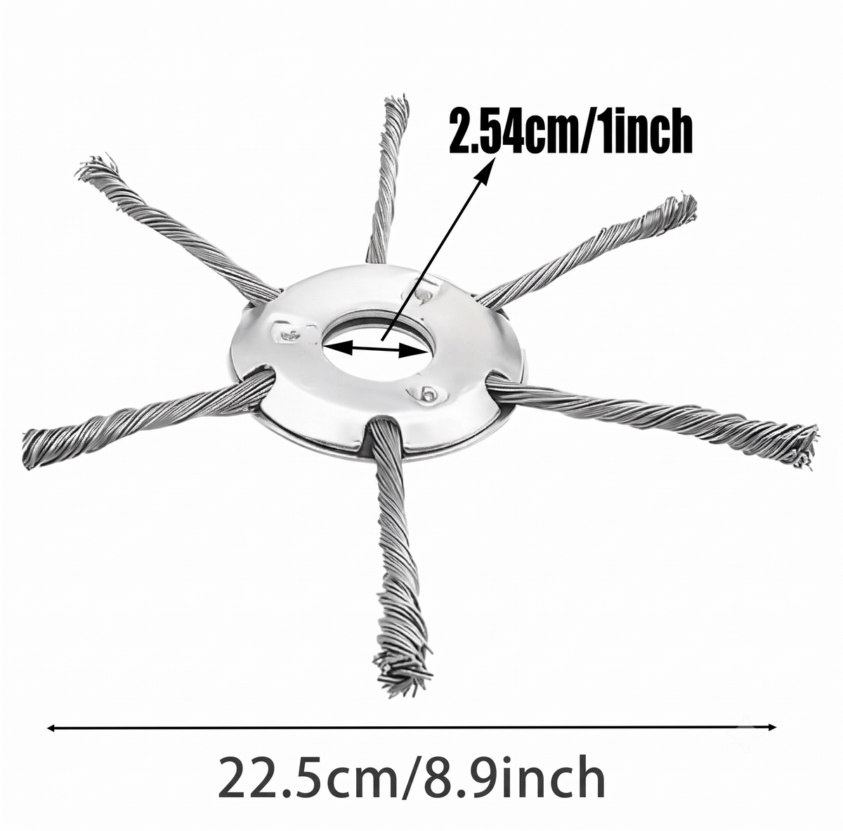 🔥 30% OFF | BUY 6 GET 3 FREE 👨‍🌾 6 Inch Steel Wire Brush Cutter Trimmer Head